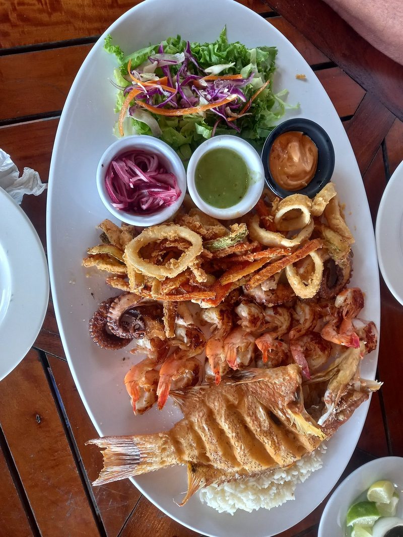 Comida fresca en SkyReef